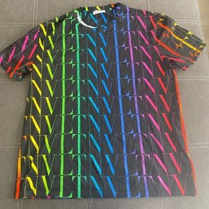 SOLD  Valentino rainbow t shirt